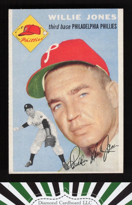 1954 Topps #41 Willie Jones VGEX+ l, front