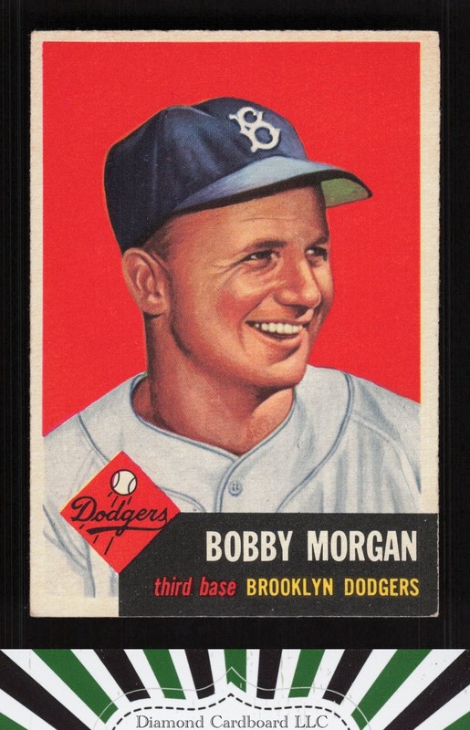 1953 Topps #85 Bobby Morgan EX i, front