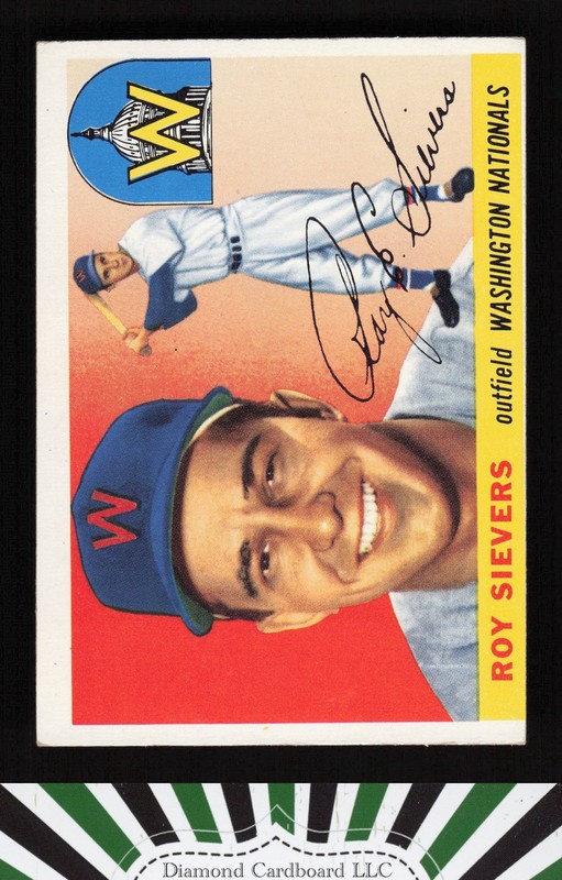 1955 Topps #16 Roy Sievers EX (MC) o, front