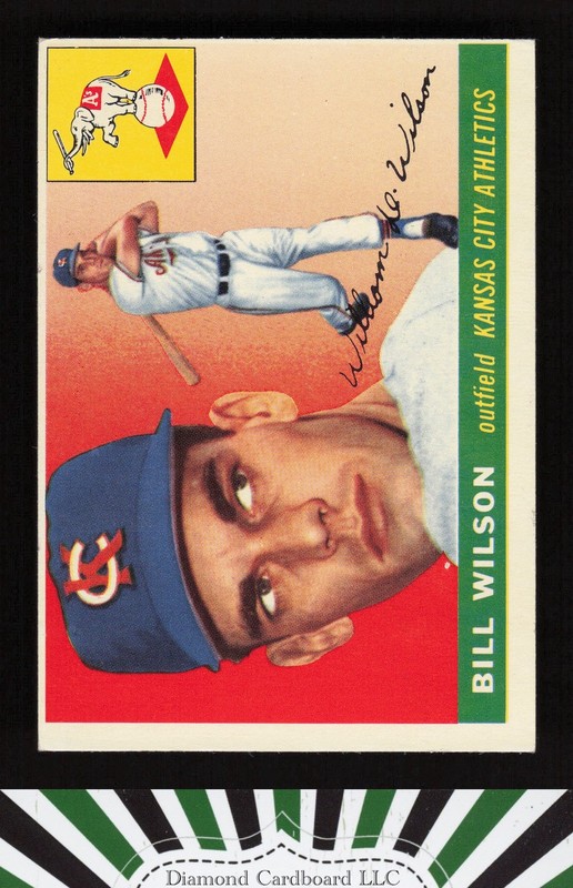 1955 Topps #86 Bill Wilson VGEX f, front