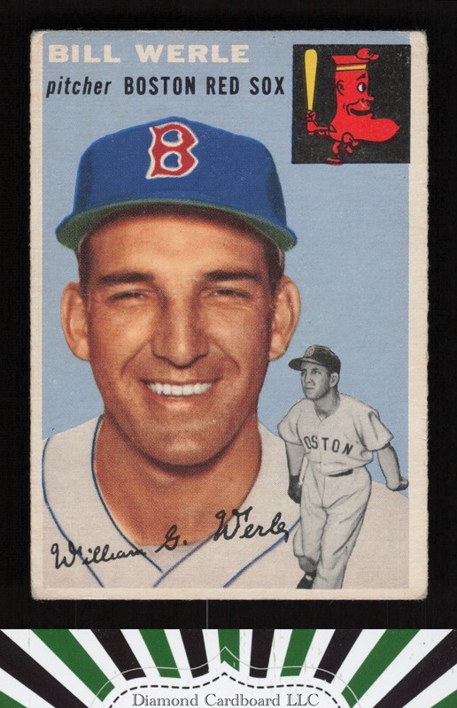 1954 Topps #144 Bill Werle VG j, front