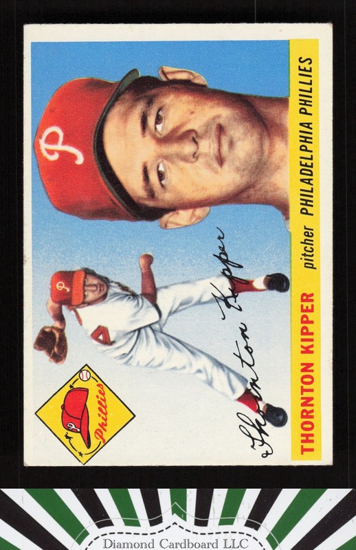 1955 Topps #62 Thornton Kipper VGEX h, front