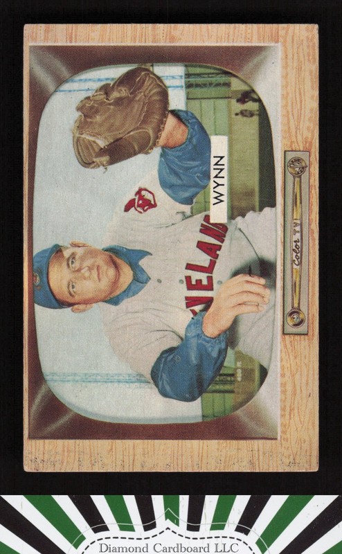 1955 Bowman #38 Early Wynn VGEX d, front