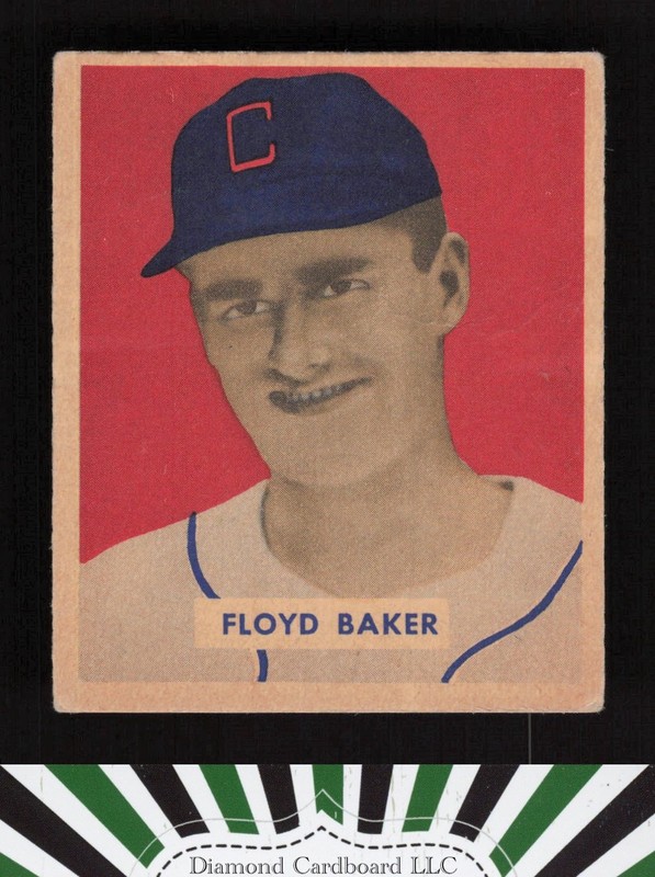 1949 Bowman #119 Floyd Baker GD+ a, front