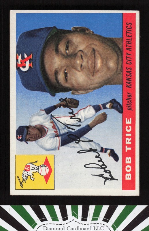 1955 Topps #132 Bob Trice EX m, front