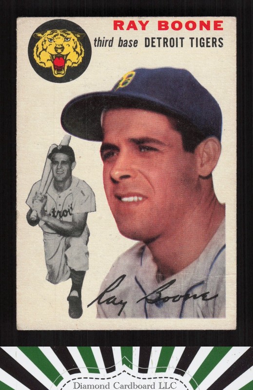 1954 Topps #77 Ray Boone GD c, front