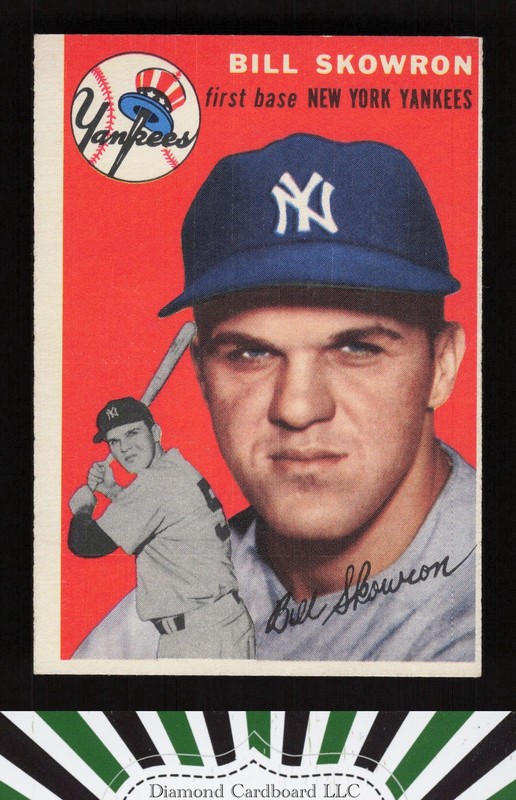 1954 Topps #239 Bill Skowron EX m, front