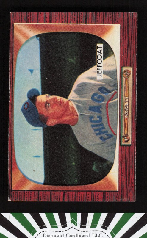 1955 Bowman #223 Hal Jeffcoat VGEX+, front
