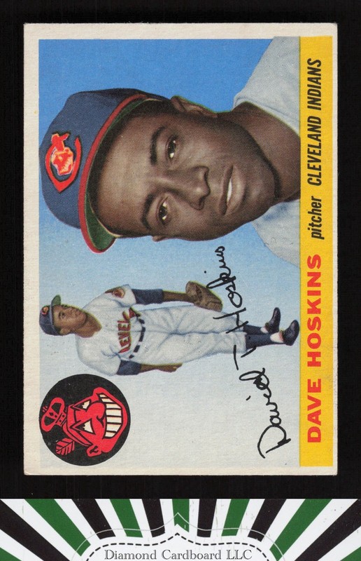 1955 Topps #133 Dave Hoskins VGEX d, front