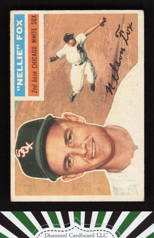 1956 Topps #118 Nellie Fox VG+ i, front