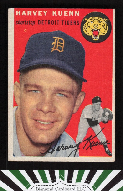 1954 Topps #25 Harvey Kuenn VGEX m, front