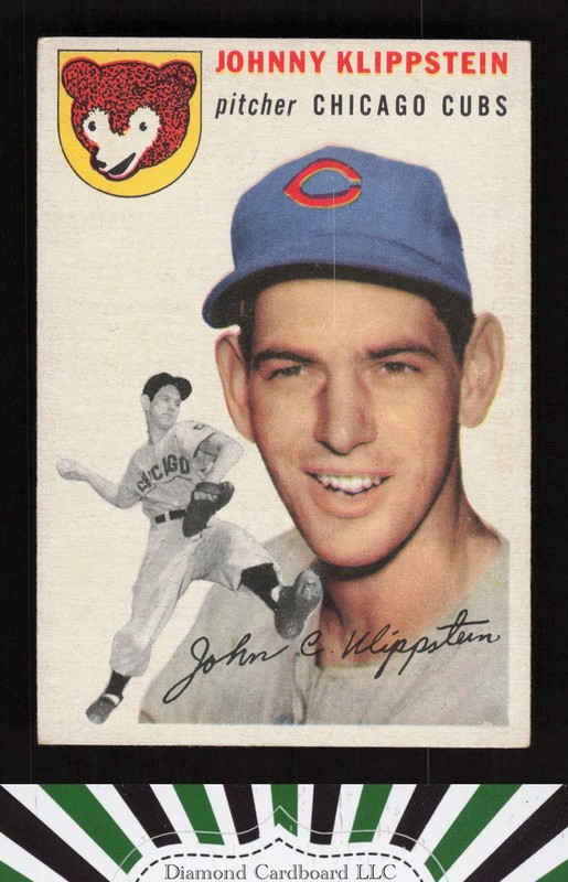 1954 Topps #31 Johnny Klippstein VGEX+ c, front
