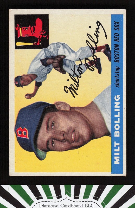 1955 Topps #91 Milt Bolling VGEX+ g, front