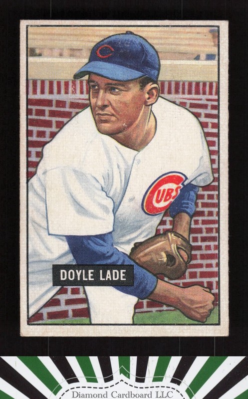 1951 Bowman #139 Doyle Lade VGEX+, front