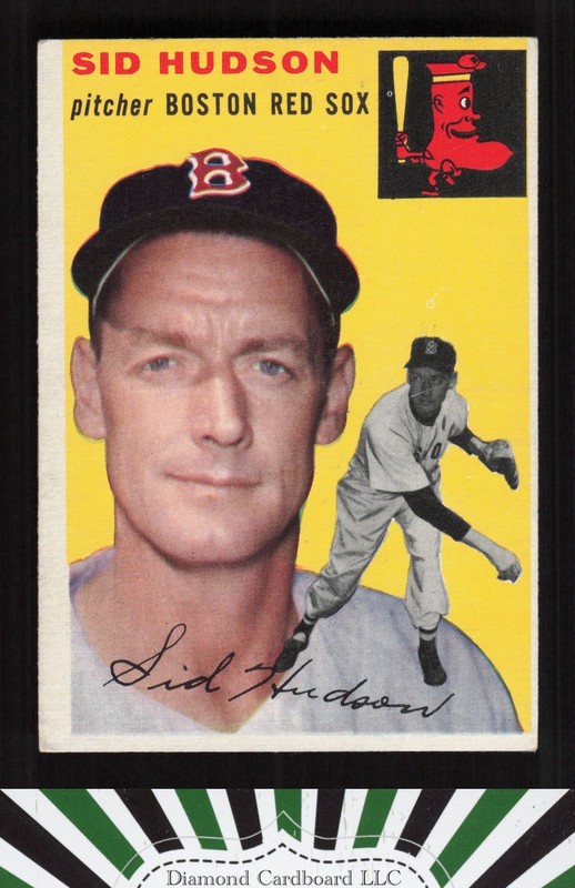 1954 Topps #93 Sid Hudson VGEX+ m, front