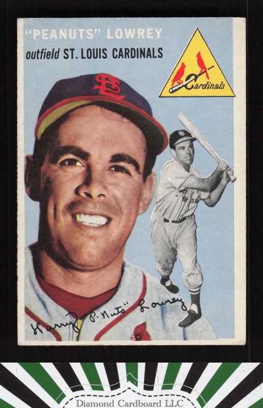 1954 Topps #158 Peanuts Lowrey VGEX i, front