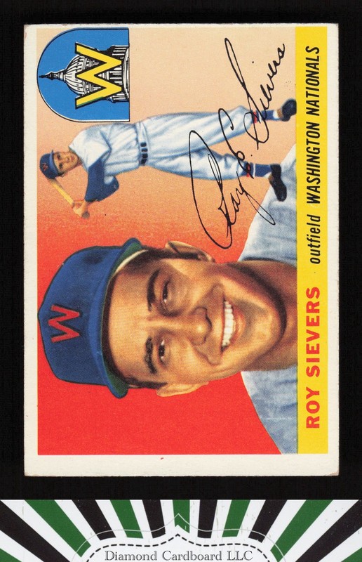 1955 Topps #16 Roy Sievers VGEX k, front