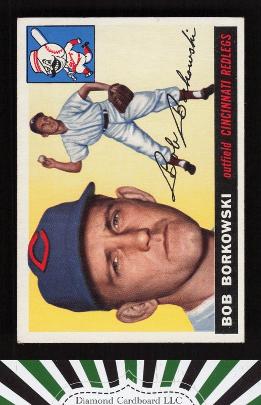 1955 Topps #74 Bob Borkowski EX+ k, front