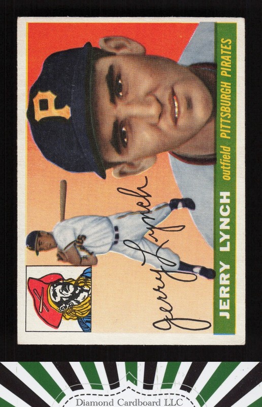 1955 Topps #142 Jerry Lynch VGEX i, front
