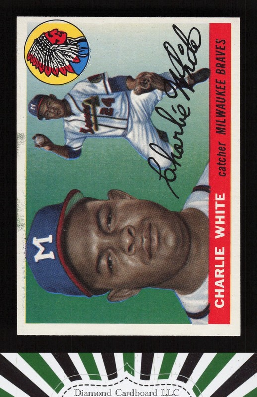 1955 Topps #103 Charlie White EXMT g, front