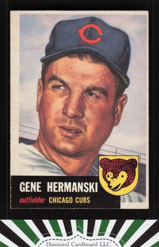 1953 Topps #179 Gene Hermanski EX+ f, front