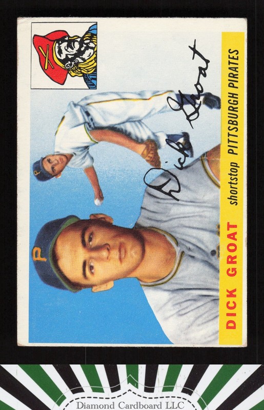 1955 Topps #26 Dick Groat VGEX c, front