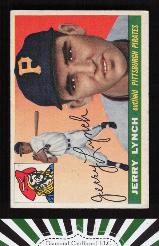 1955 Topps #142 Jerry Lynch VG+ n, front