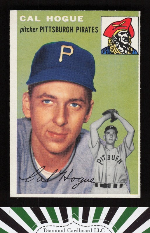 1954 Topps #134 Cal Hogue EXMT a, front