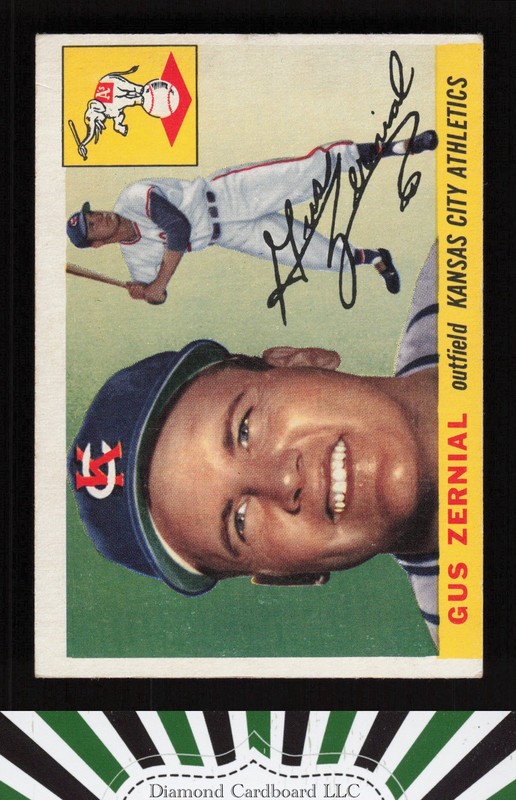 1955 Topps #110 Gus Zernial VGEX (MC) q, front