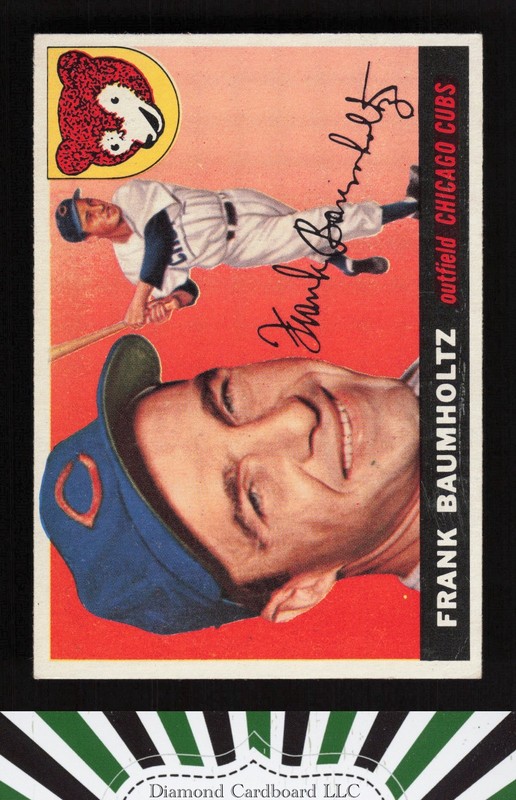 1955 Topps #172 Frank Baumholtz EX e, front