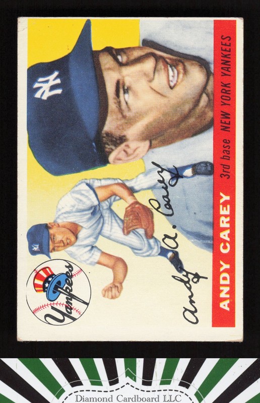 1955 Topps #20 Andy Carey VG c, front