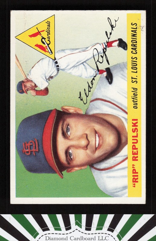 1955 Topps #55 Rip Repulski VG i, front