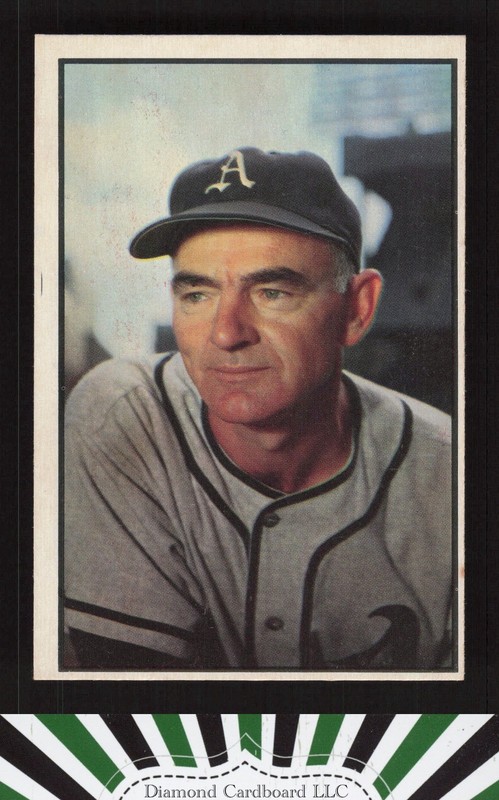 1953 Bowman Color #95 Wally Moses EX a, front