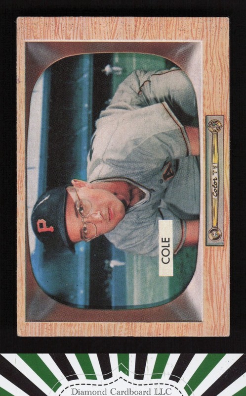 1955 Bowman #28 Dick Cole VGEX, front