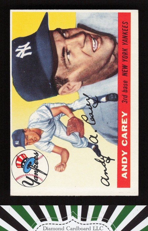 1955 Topps #20 Andy Carey VG+ g, front