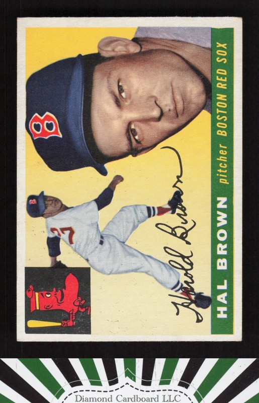 1955 Topps #148 Hal Brown VGEX+ c, front