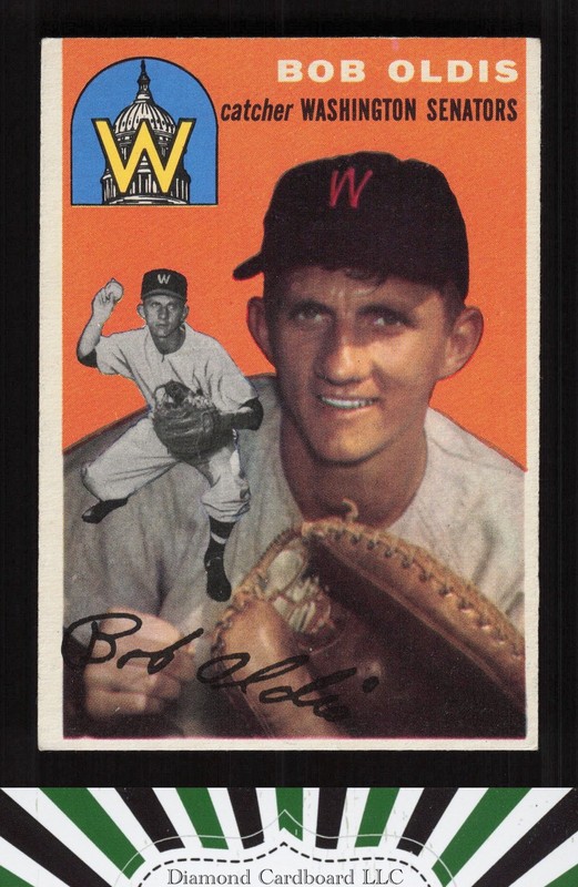1954 Topps #91 Bob Oldis EX a, front
