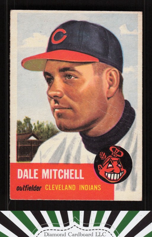 1953 Topps #26 Dale Mitchell FR a, front