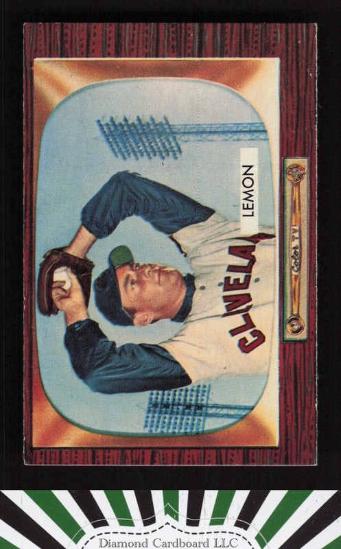 1955 Bowman #191 Bob Lemon EX b, front