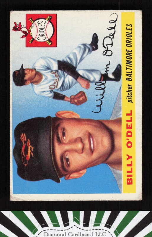 1955 Topps #57 Billy O'Dell VG n, front