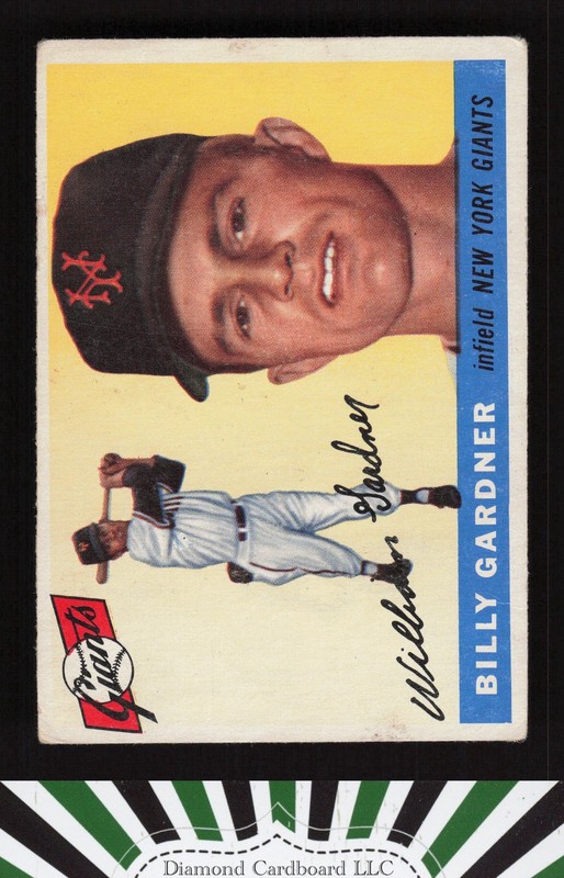 1955 Topps #27 Billy Gardner VG h, front