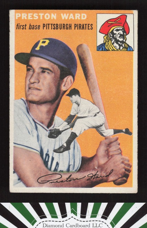 1954 Topps #72 Preston Ward VGEX+ i, front