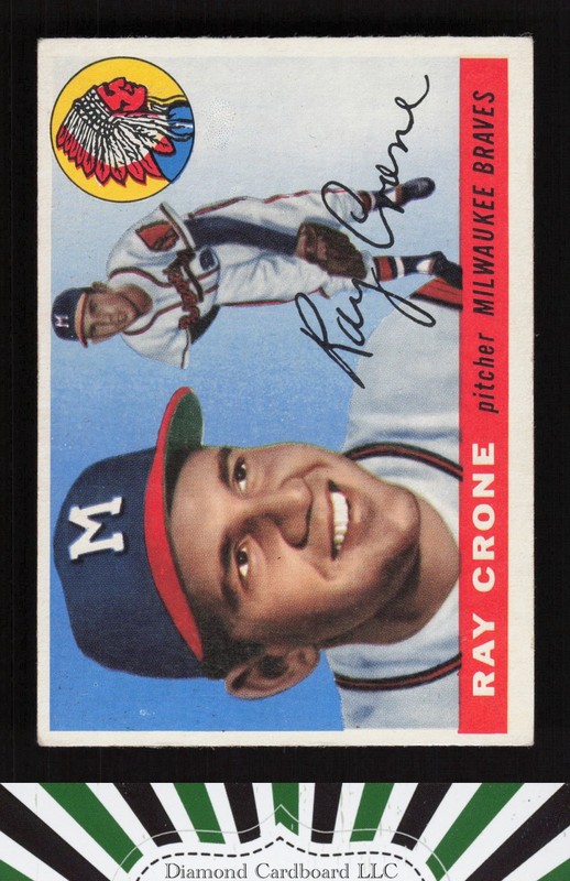 1955 Topps #149 Ray Crone EX (MK) f, front
