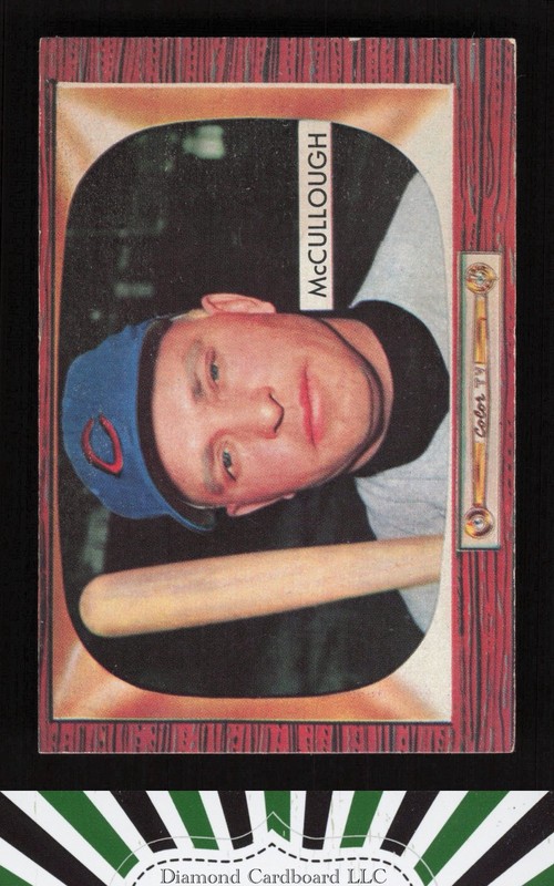 1955 Bowman #280 Clyde McCullough EX+, front