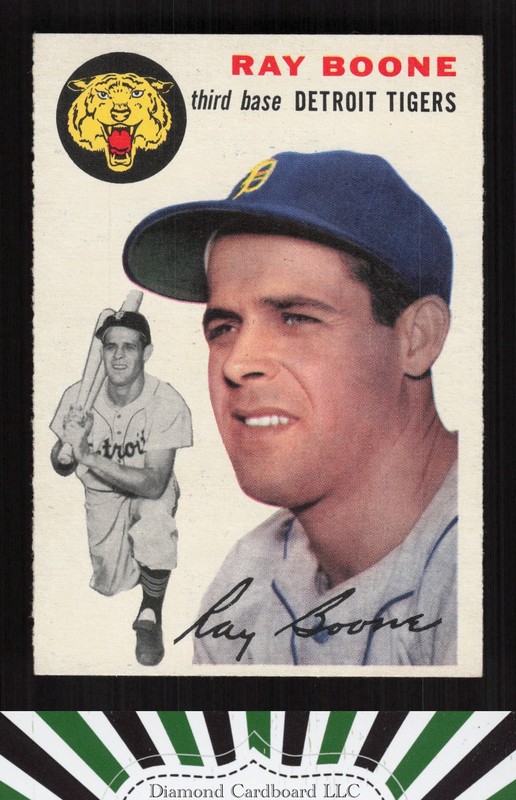 1954 Topps #77 Ray Boone EXMT d, front