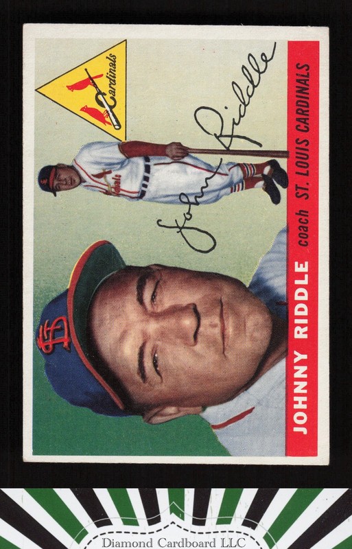 1955 Topps #98 Johnny Riddle VGEX+ k, front