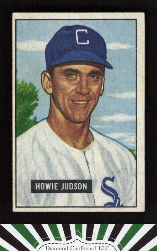 1951 Bowman #123 Howie Judson EX, front