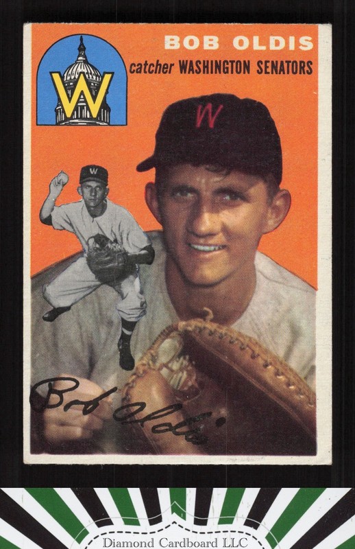 1954 Topps #91 Bob Oldis VGEX+ c, front
