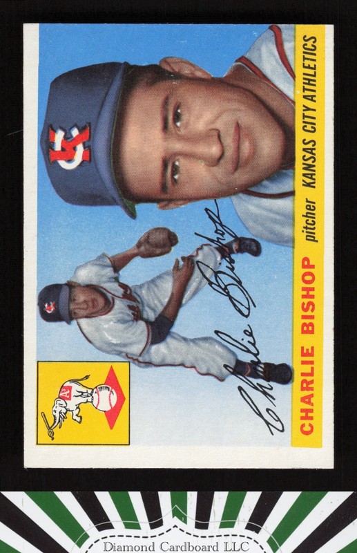 1955 Topps #96 Charlie Bishop NM (MC) b, front