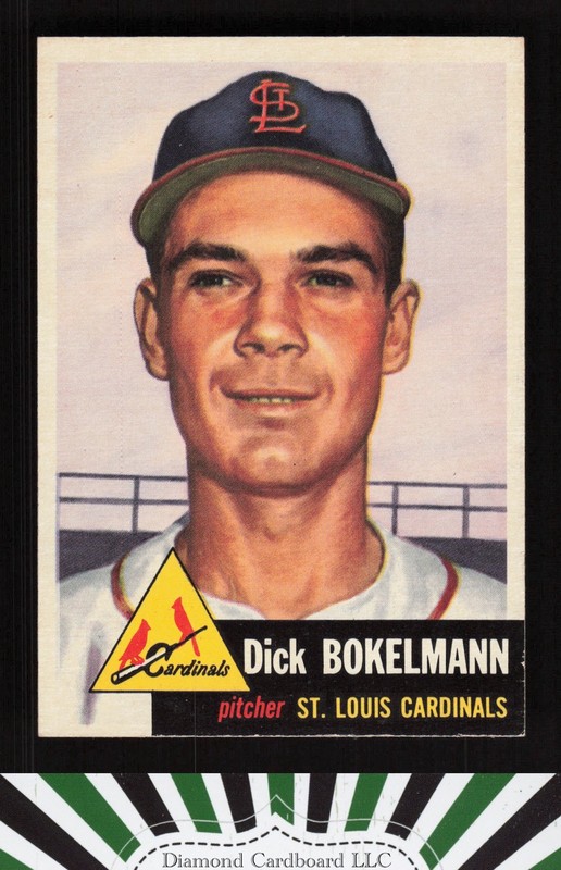1953 Topps #204 Dick Bokelmann EXMT+ g, front